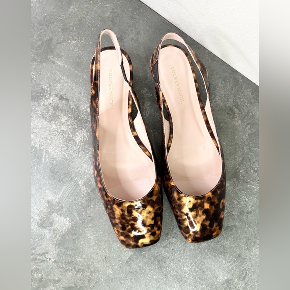 Tuckernuck Tortoise Liv Slingback Flats size 8.5 brown - Picture 6 of 7